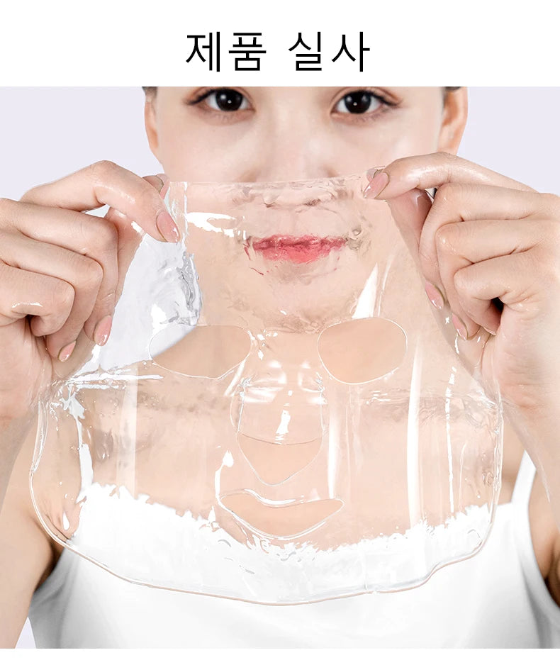 Pawn Crystal Collagen Facial Mask Moisture Hyaluronic Acid Jelly Transparent 10Pcs/Box