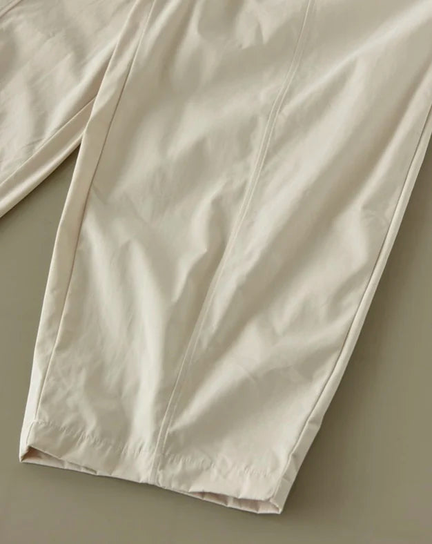 Retro Workwear Wide Leg Pants Women's High Waist Loose Casual Versatile Nine Point Straight Cut Carrot Pants Artistic Sle