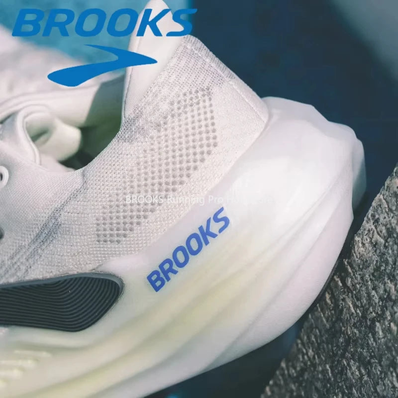 Original Brooks Men's Glycerin Max Casual Sneakers Lightweight Low-top Design Mesh Breathable Running Shoes 1104471D099