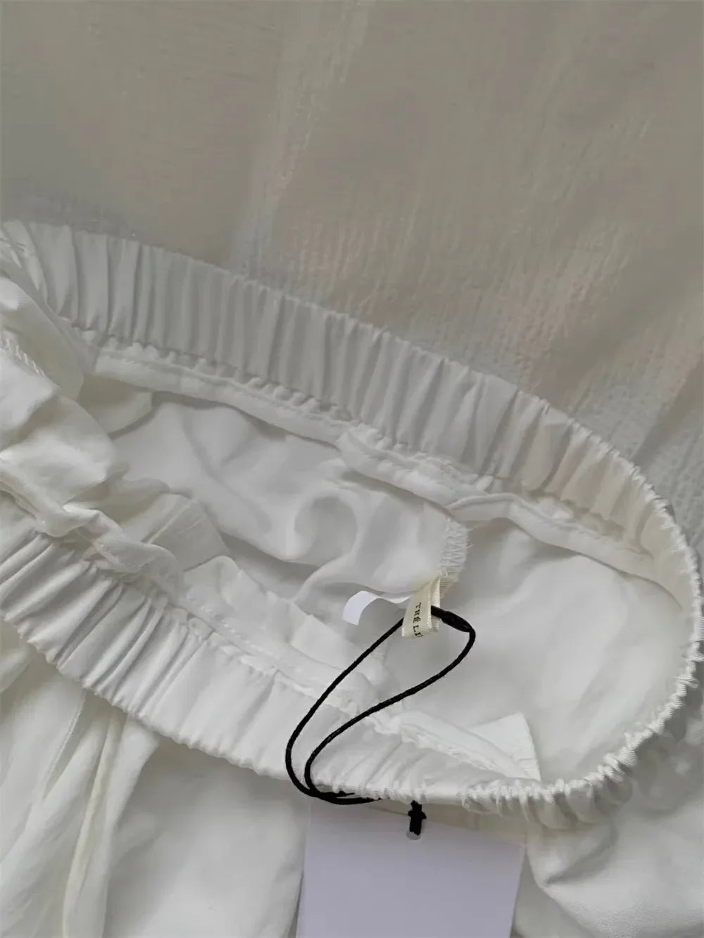 Slimming Wide Leg Cotton Linen Loose Fit Thin High Waist Casual Solid Color Summer Trousers for Women Elegant Drapey Style
