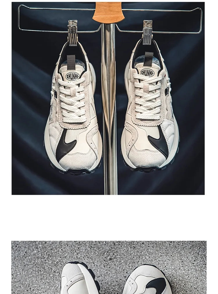 Trendy Men's Casual Running Shoes 2025 New Quality Fashion Sneakers for Mens Mesh Outdoor Tennis Training Shoes Tenis Masculino