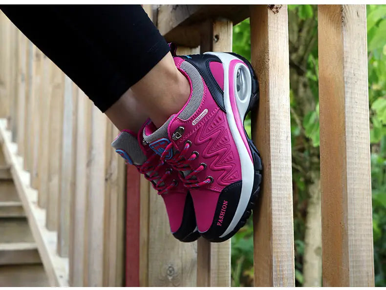 Women Sports Shoes Platform Sneakers Fashion Outdoor Hiking Non-Slip Casual Shoes Low Top Running Shoes Women Footwear
