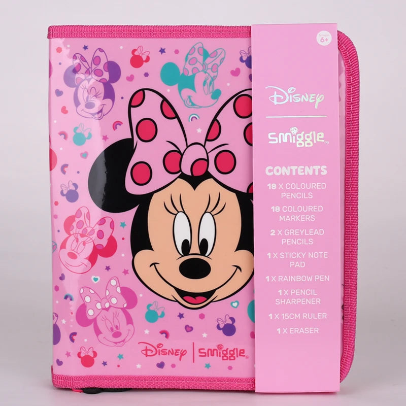Genuine Australia Smiggle Backpack Disney Minnie Stationery School Bag Lunch Bag Anime Backpack Student Gift Separate Purchases
