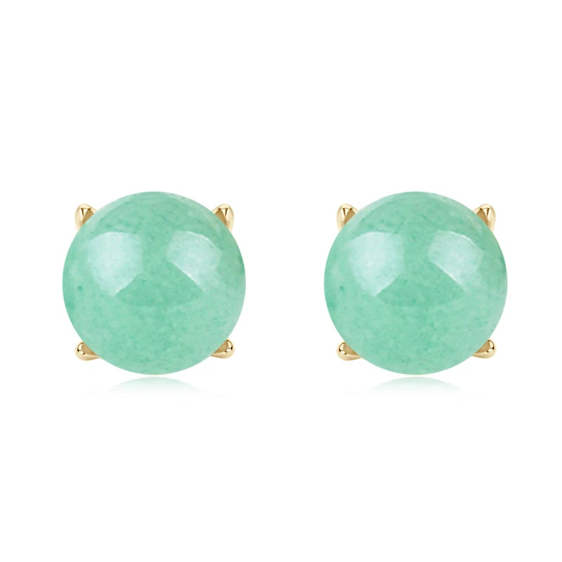 Lnngy Oval/Marqusie Cut Artificial Emerald Stud Earring for Women ohrringe silber 925 Sterling Silver Earring Daily Jewelry Gift
