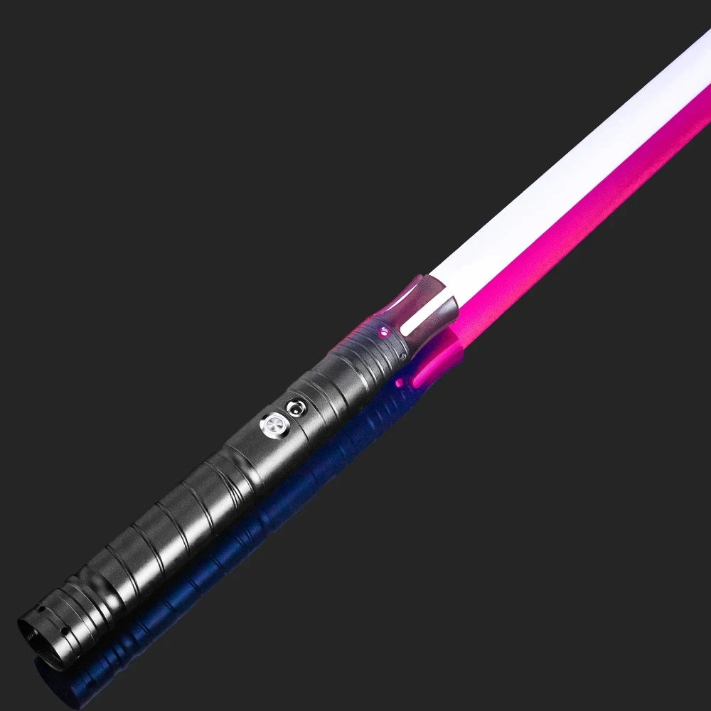 سيف ضوئي معدني RGB، مبارزة، تأرجح سلس، سيف ليزر، Sabre De Luz، 16 لونًا متغيرًا، 16 صوتًا، سلاح FOC Rave، لعبة وامضة