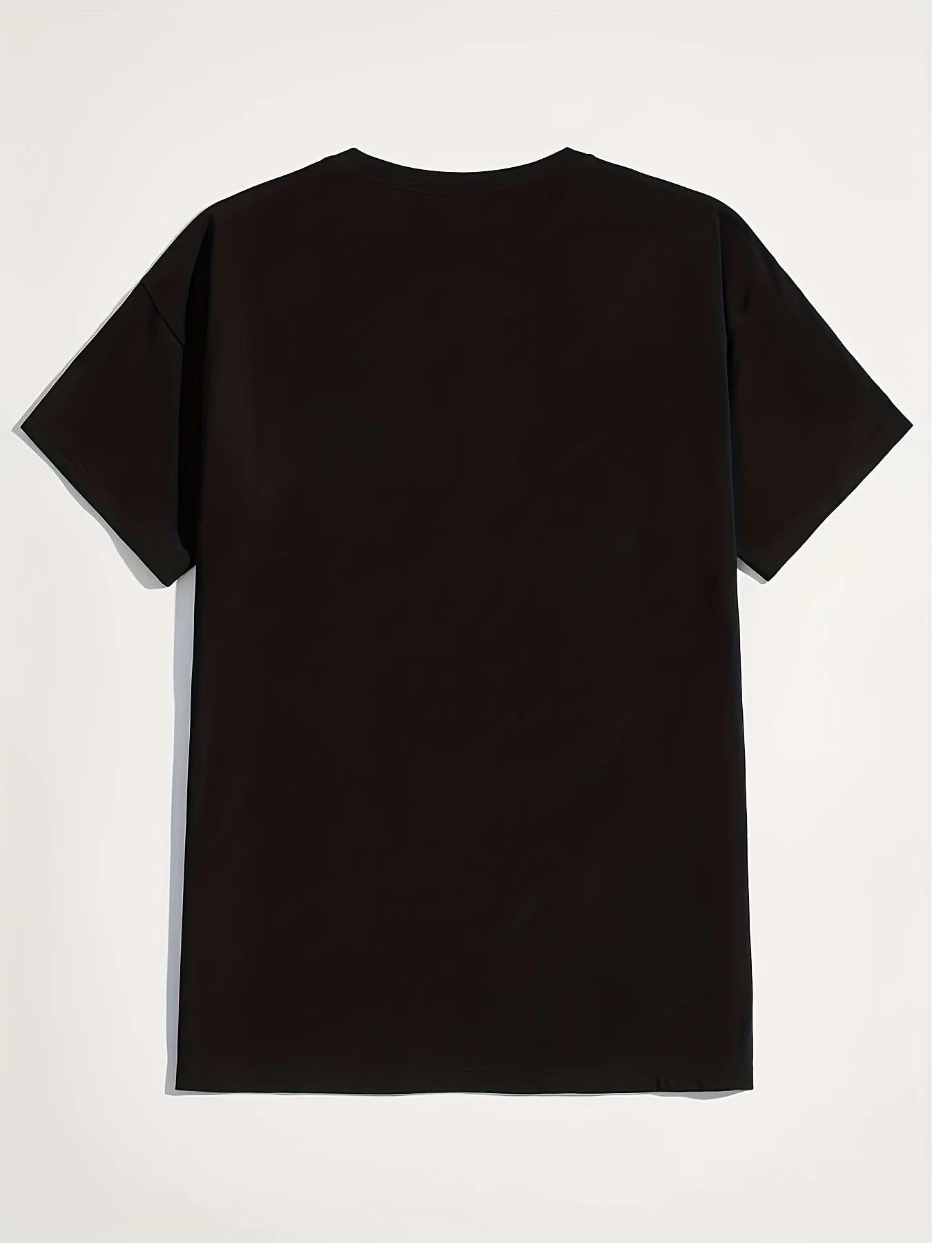 Men’s Summer 100% Cotton Casual T-Shirt,“Stay” Letter Print | Loose Fit | Round Neck | Breathable Comfort