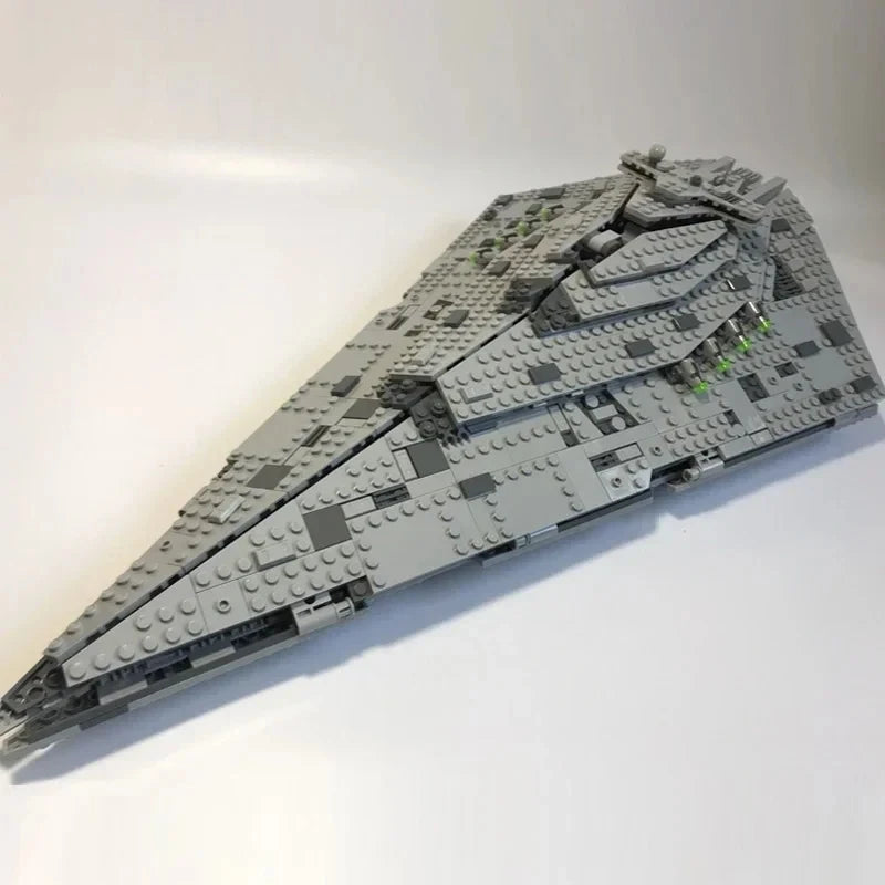 مجموعة مكعبات بناء سفينة الفضاء المقاتلة الجديدة المتوافقة مع 75190 من Starship Fighter Spaceship، لعبة DIY، هدايا عيد ميلاد للأطفال
