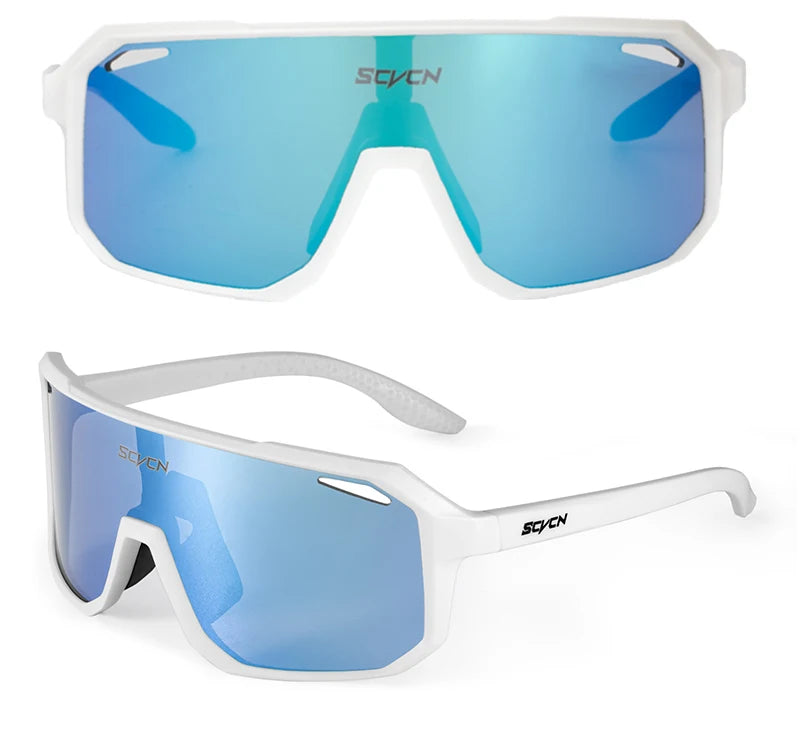 SCVCN Outdoor MTB Driving Glasses Cycling Sunglasses UV400 Women Sports Running Eyewear Men Road Bicycle Glasses Bike Goggles