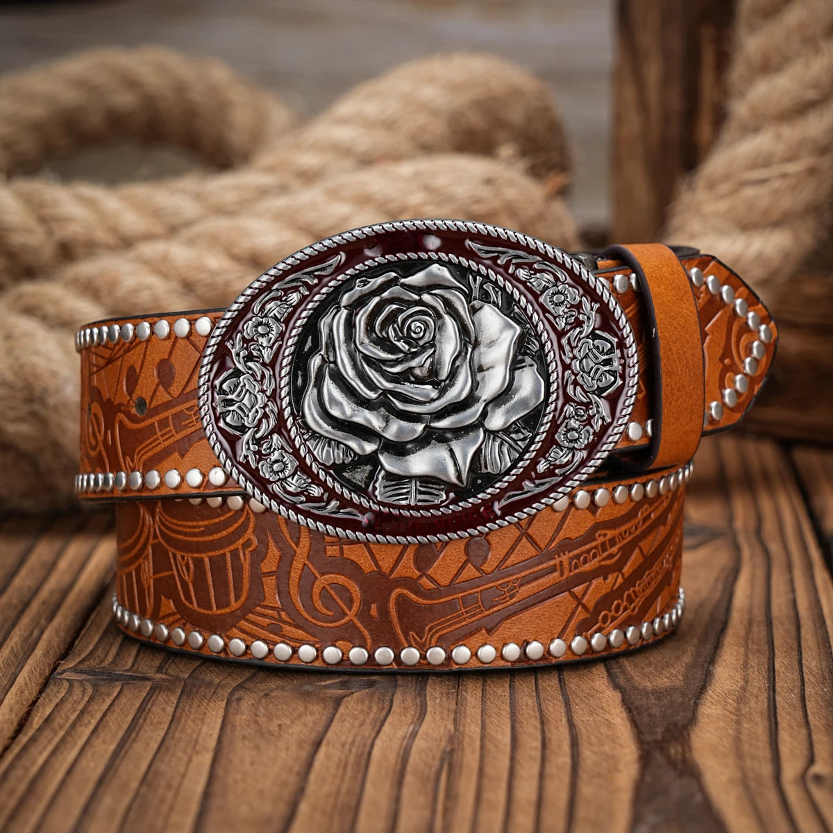 Unisex Classic PU Leather Belt with Metal Buckle – 3.8cm