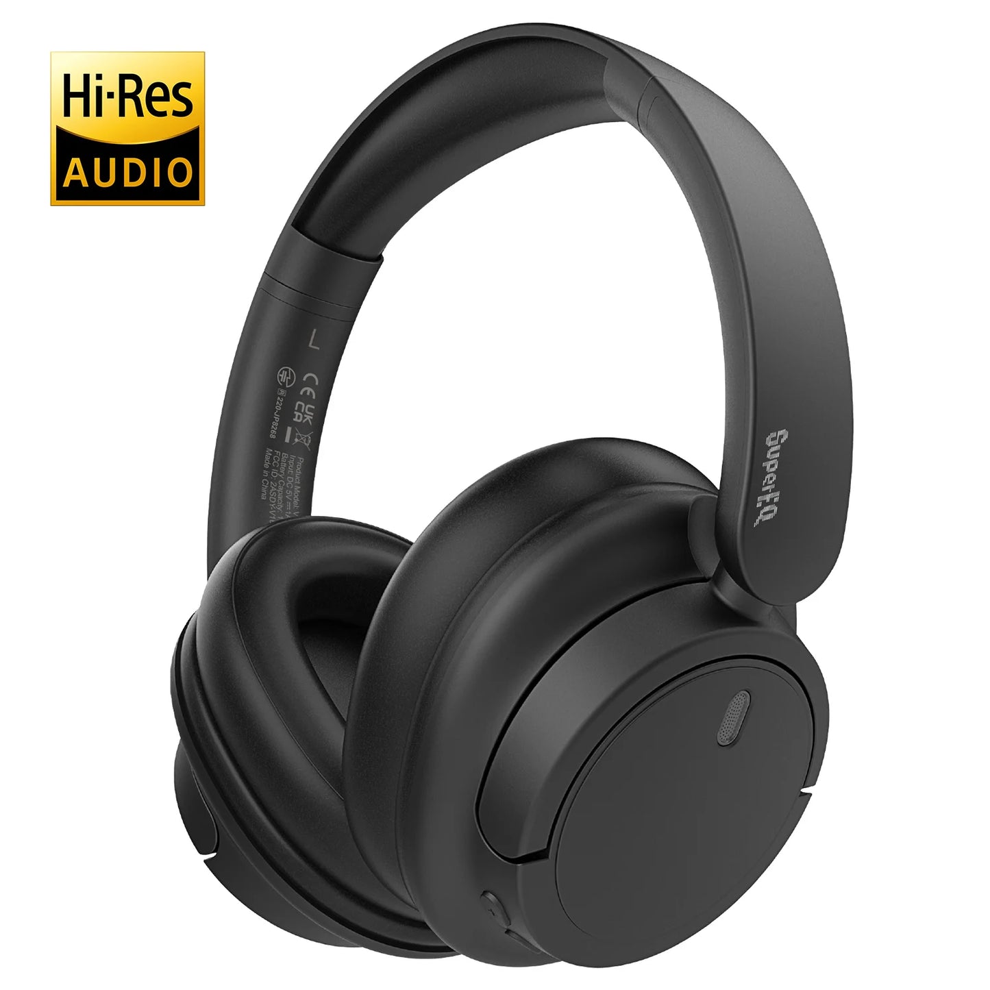 Oneodio SuperEQ V16 Wireless Headphones Bluetooth 5.3 Over Ear Headset With Mic Bass/Pop Mode Hi-Res Foldable Headphones 90H