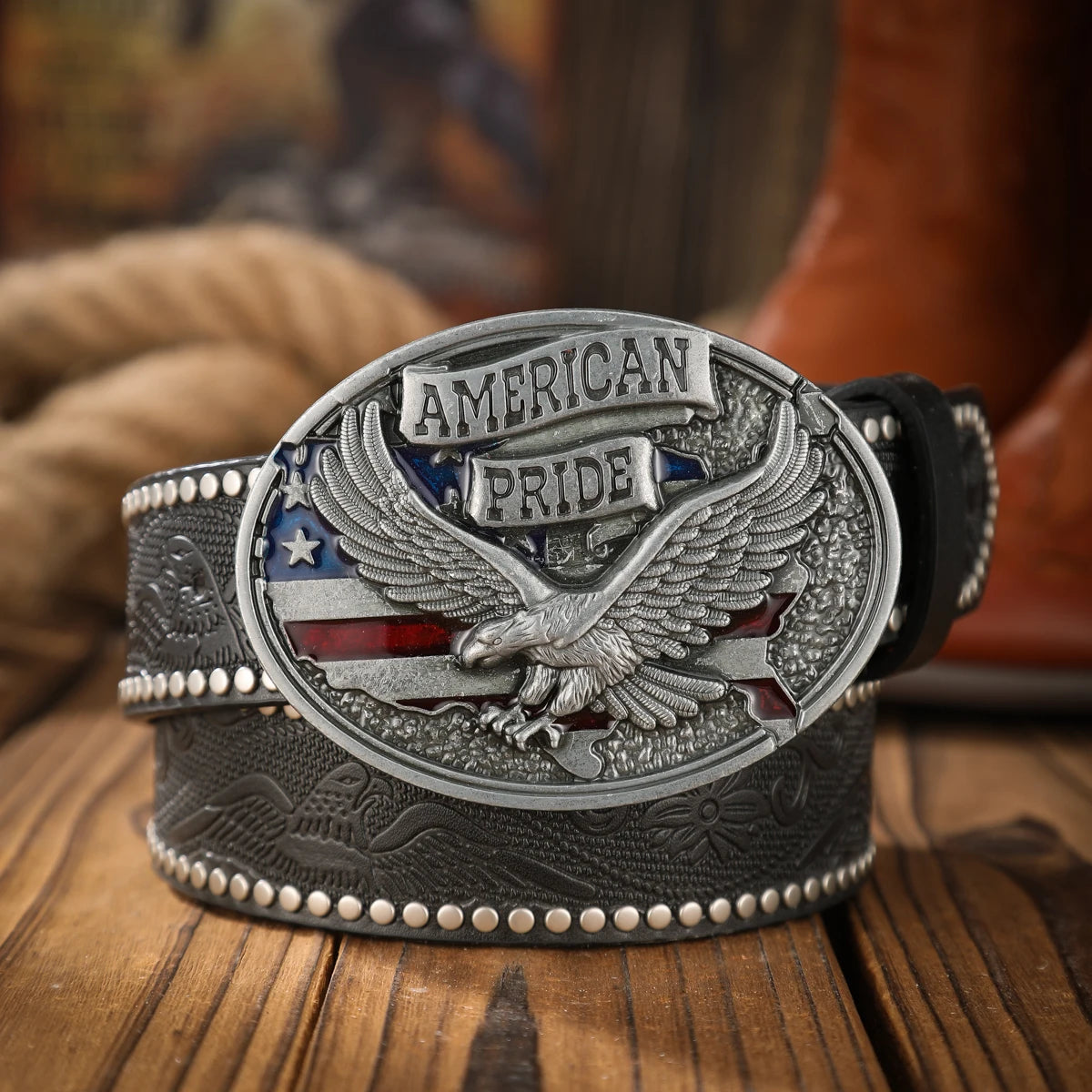 Vintage and fashion collision! PU leather alloy buckle waistband, for both men and women, to create a personalized western styl