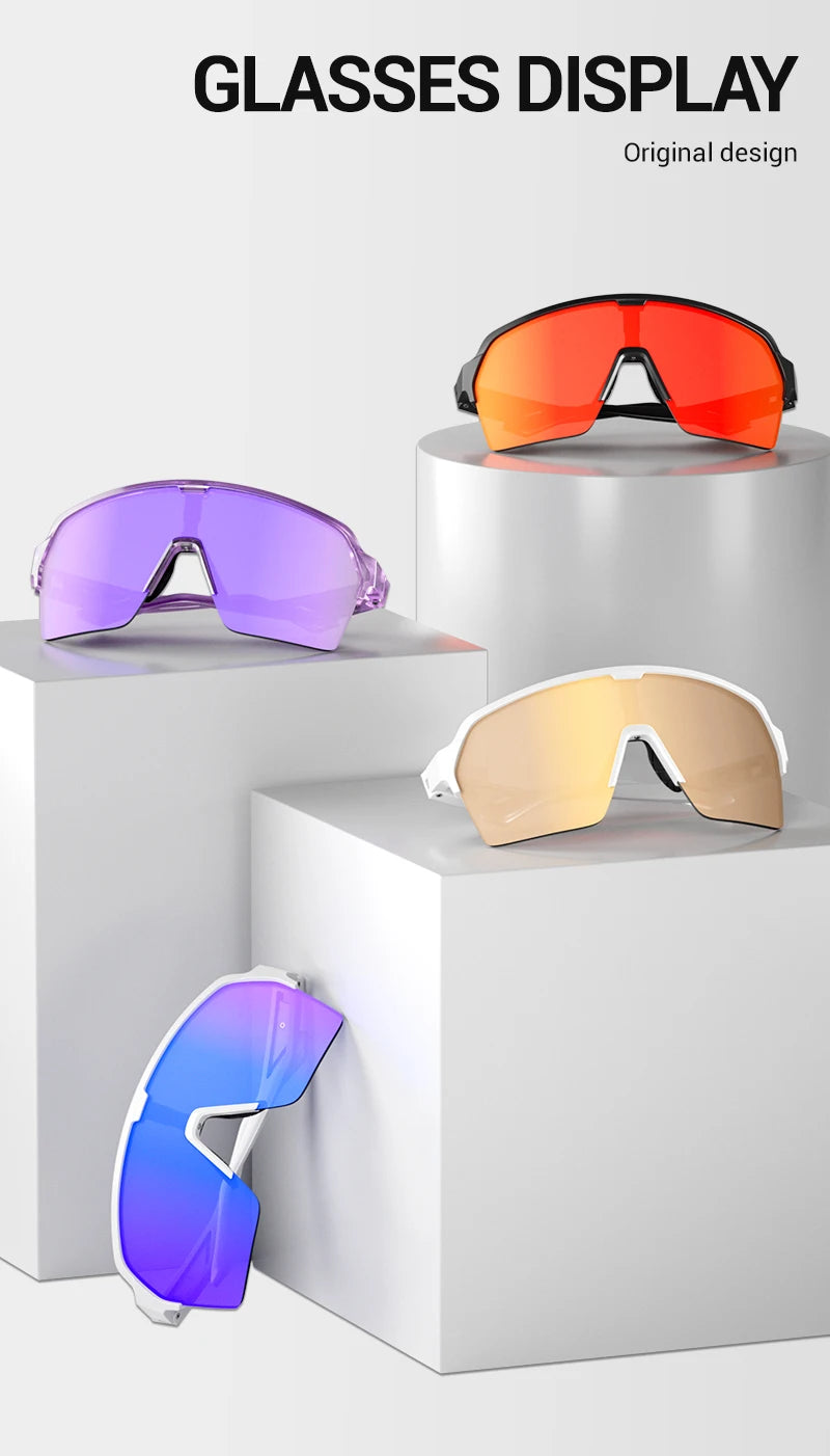 SCVCN New Outdoor Sunglasses Men Road Driving Bike Cycling Glasses Sports Hiking Running Women Bicycle Cycling UV400 Goggles
