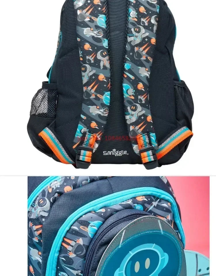 Genuine Australia Smiggle Backpack Rocket School Bag Cartoon Series Anime Backpack Student Gift Separate Purchases