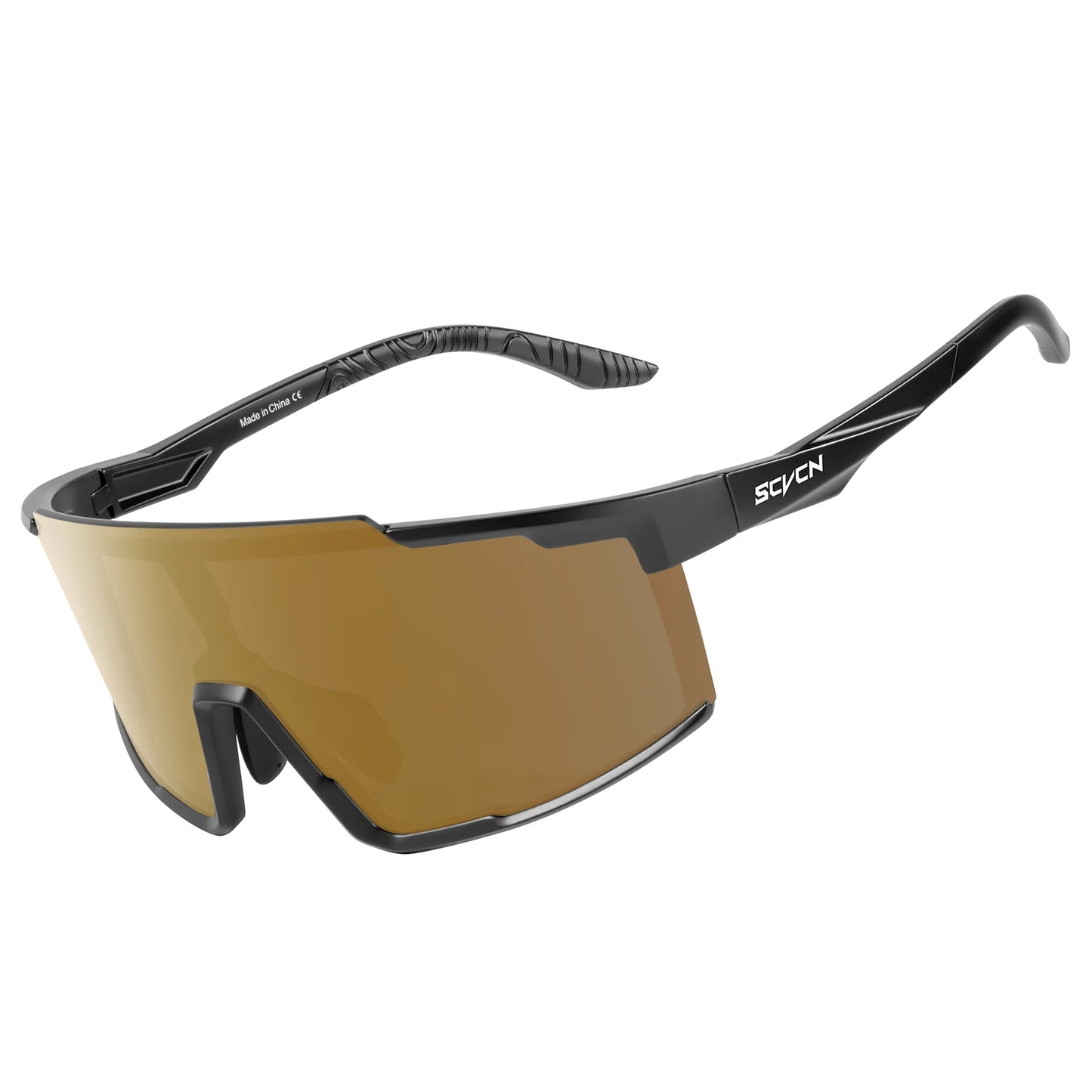 SCVCN-Fashion Sunglasses Cycling Glasses Sports for Men Driving Sun Mountain Bike Road Bicycle Eyewear Goggles MTB UV400
