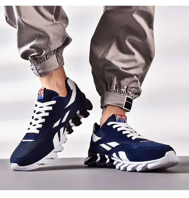 2025 new men's and women's running shoes breathable casual sneakers anti-slip vibration comfortable walking shoes 36-48