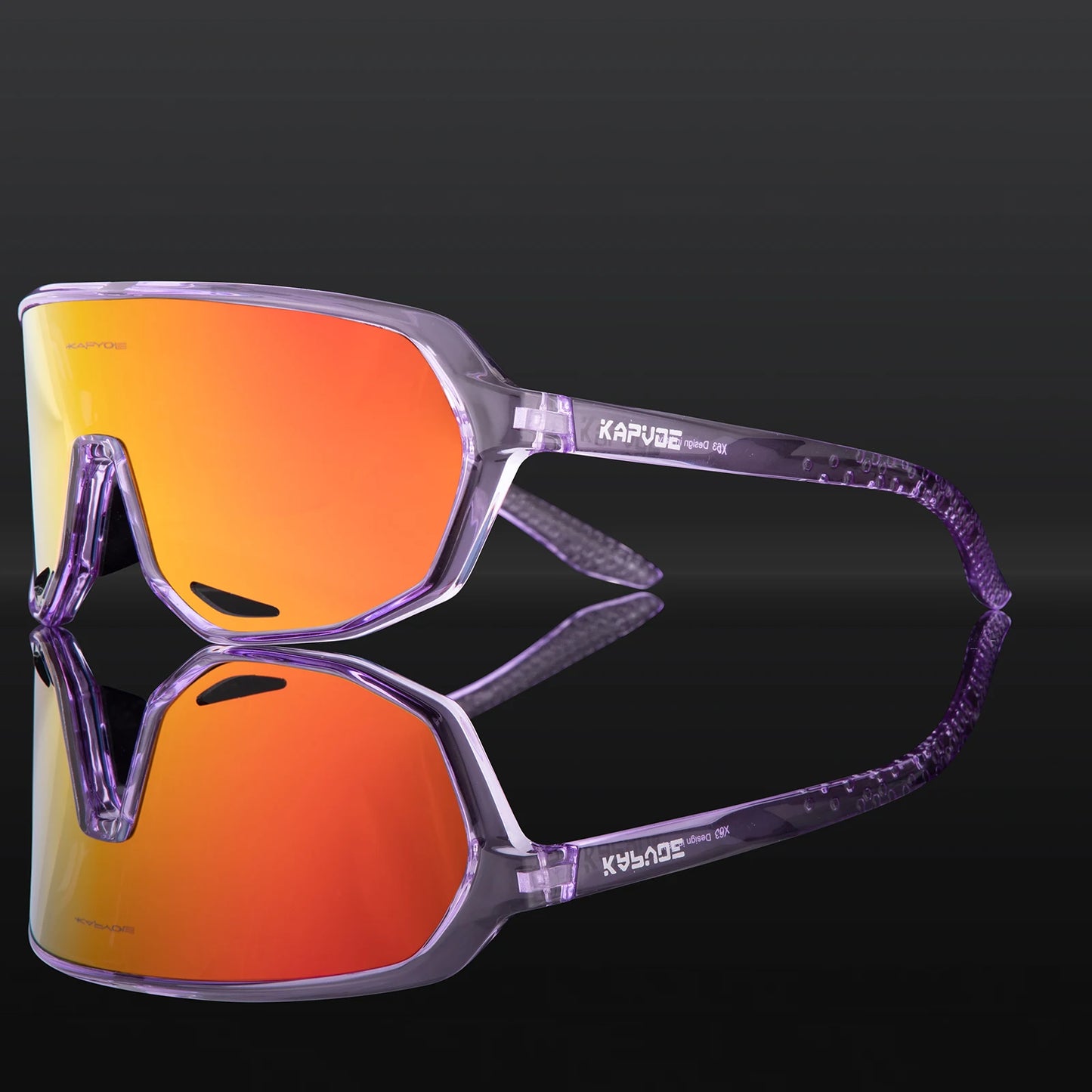 Kapvoe-Photochromic Cycling Sunglasses for Man Driving Bicycle Cycling Glasses Women Road Mountain Bike Outdoor Sport Goggles