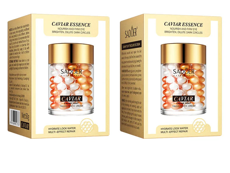 SADOER Caviar Collagen Eye Cream Anti Dark Circles Removal Eye Bags Nourishing Moisturizing Firming Eyes Skin Care Proudcts