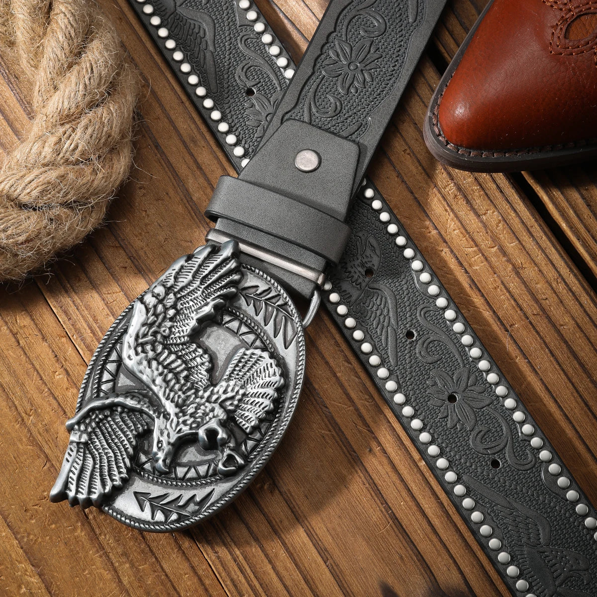 Vintage and fashion collision! PU leather alloy buckle waistband, for both men and women, to create a personalized western styl