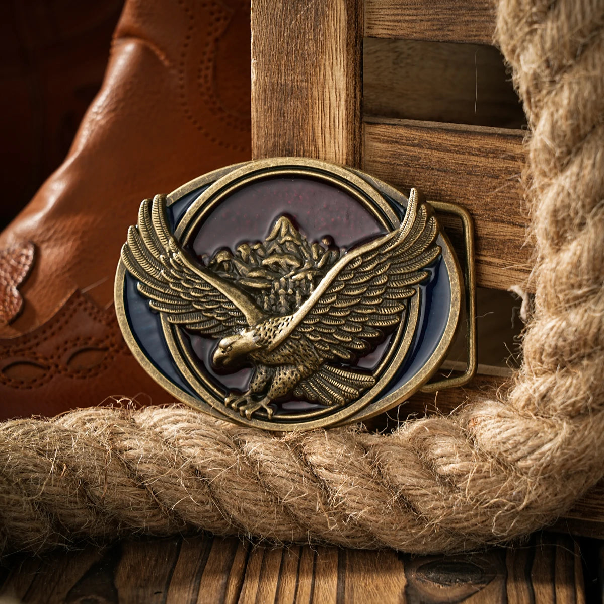 Western style plate buckle belt metal buckle one belt buckle