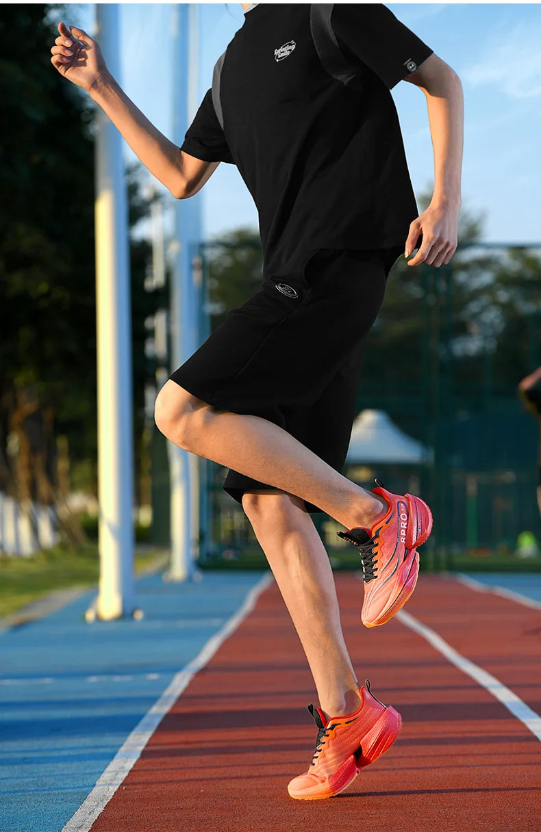 Men's Sports Shoes Racing Carbon Plate Marathon Sneakers Light Comfortable Athletic Running Shoes Tennis Cross Training Shoes