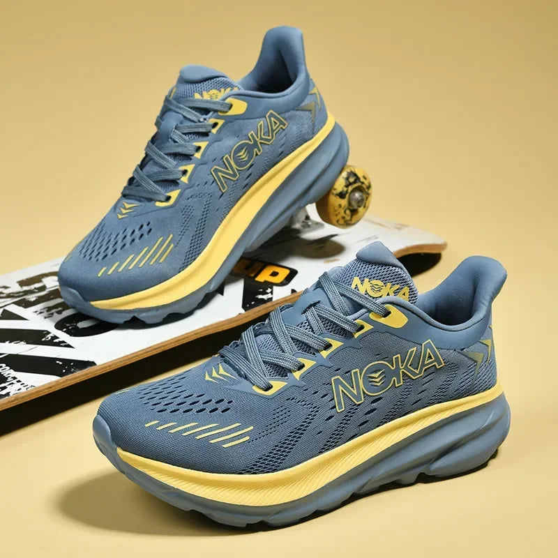 Marathon Sports Running Shoes Men Breathable Lightweight Sneakers Comfortable Athletic Nonskid Leisure Outdoor Sneakers for Men