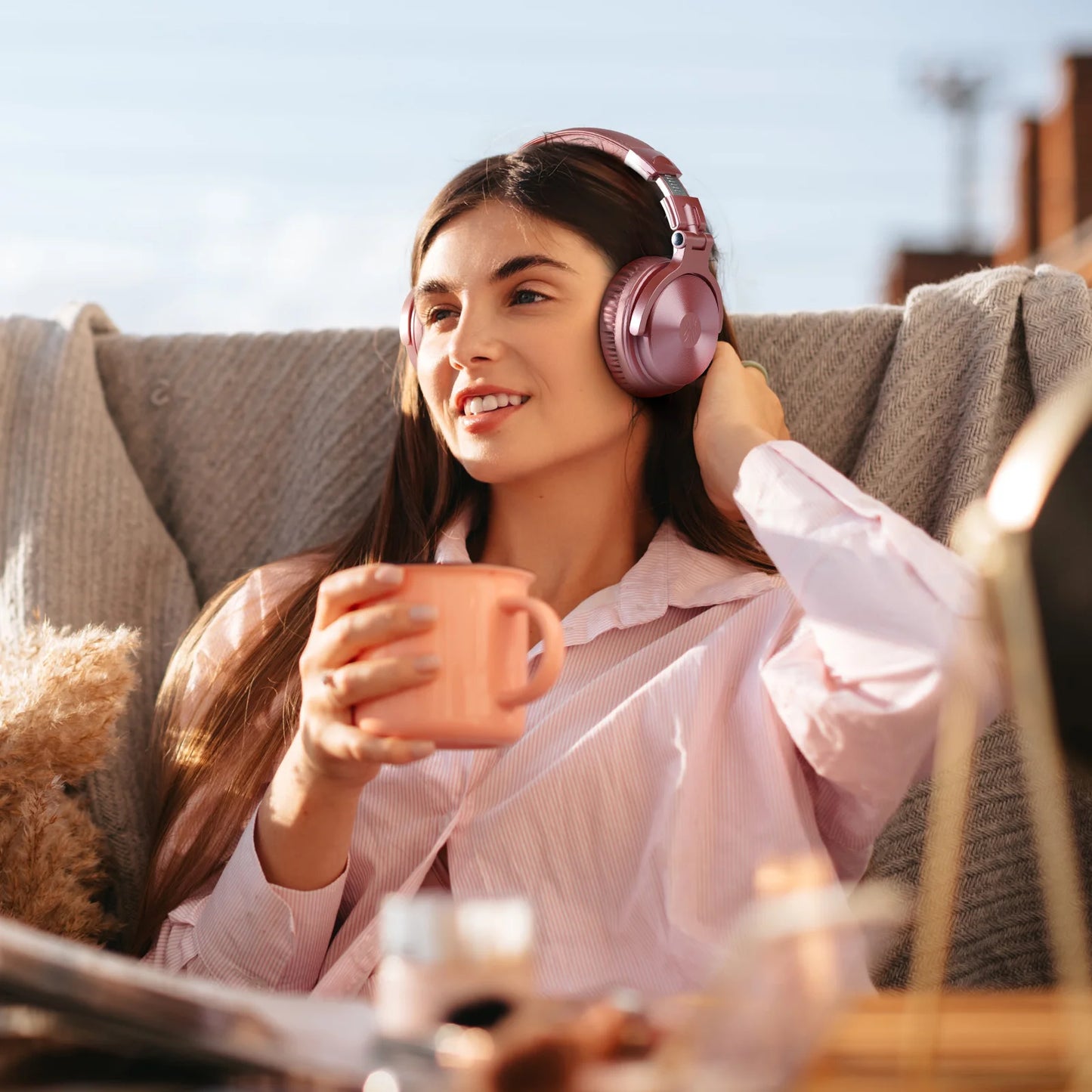 Oneodio Wireless Headphones Bluetooth 5.2 Headset Over Ear Stereo Super Bass Earphones With Microphone For Phone PC Sport