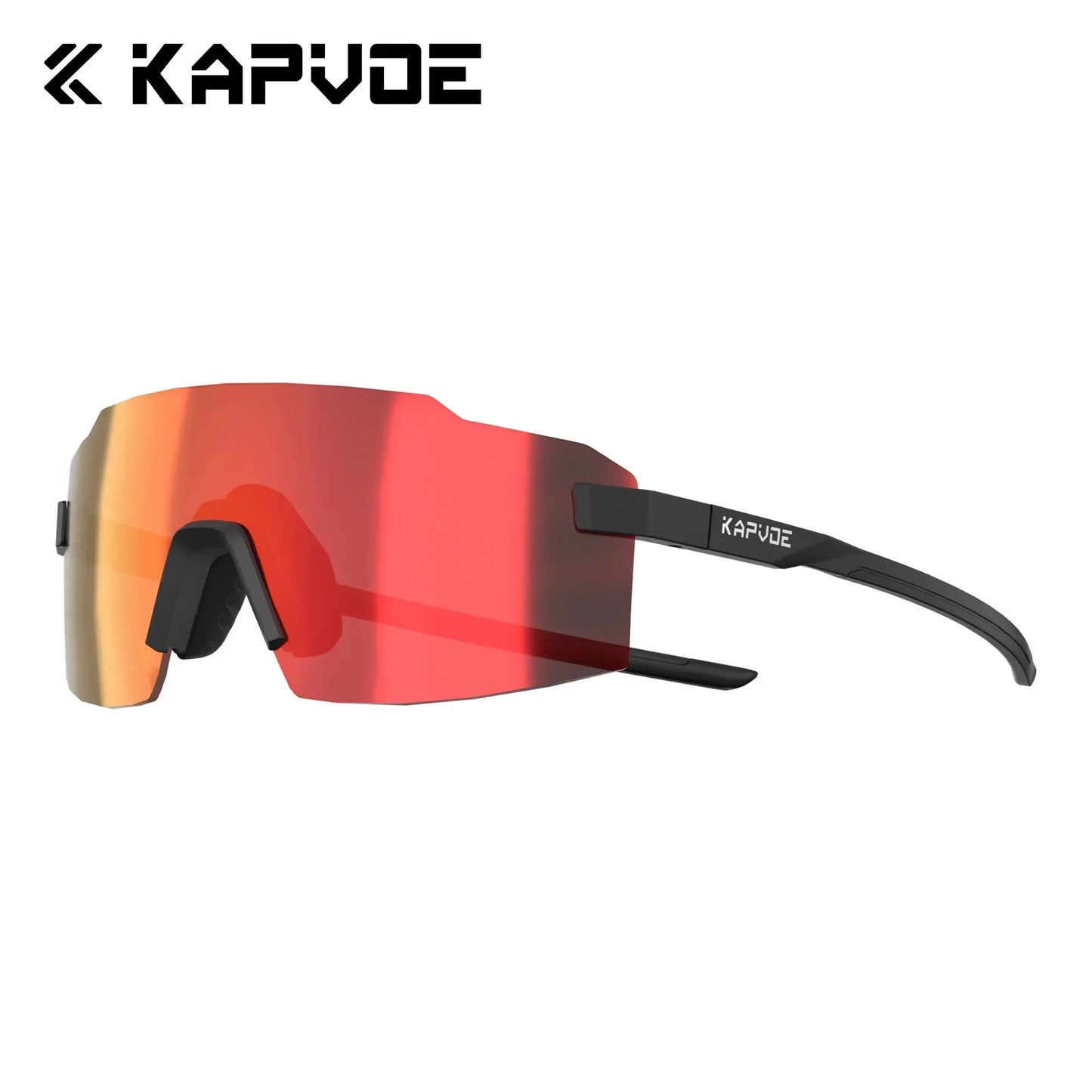 Kapvoe New Photochromic Sports Runnning Sunglasses Cycling Glasses Men Adjustable Nose Pad Women UV400 Hiking Bicycle Eyewear