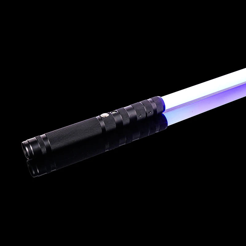 سيف ضوئي معدني RGB، مبارزة، تأرجح سلس، سيف ليزر، Sabre De Luz، 16 لونًا متغيرًا، 16 صوتًا، سلاح FOC Rave، لعبة وامضة