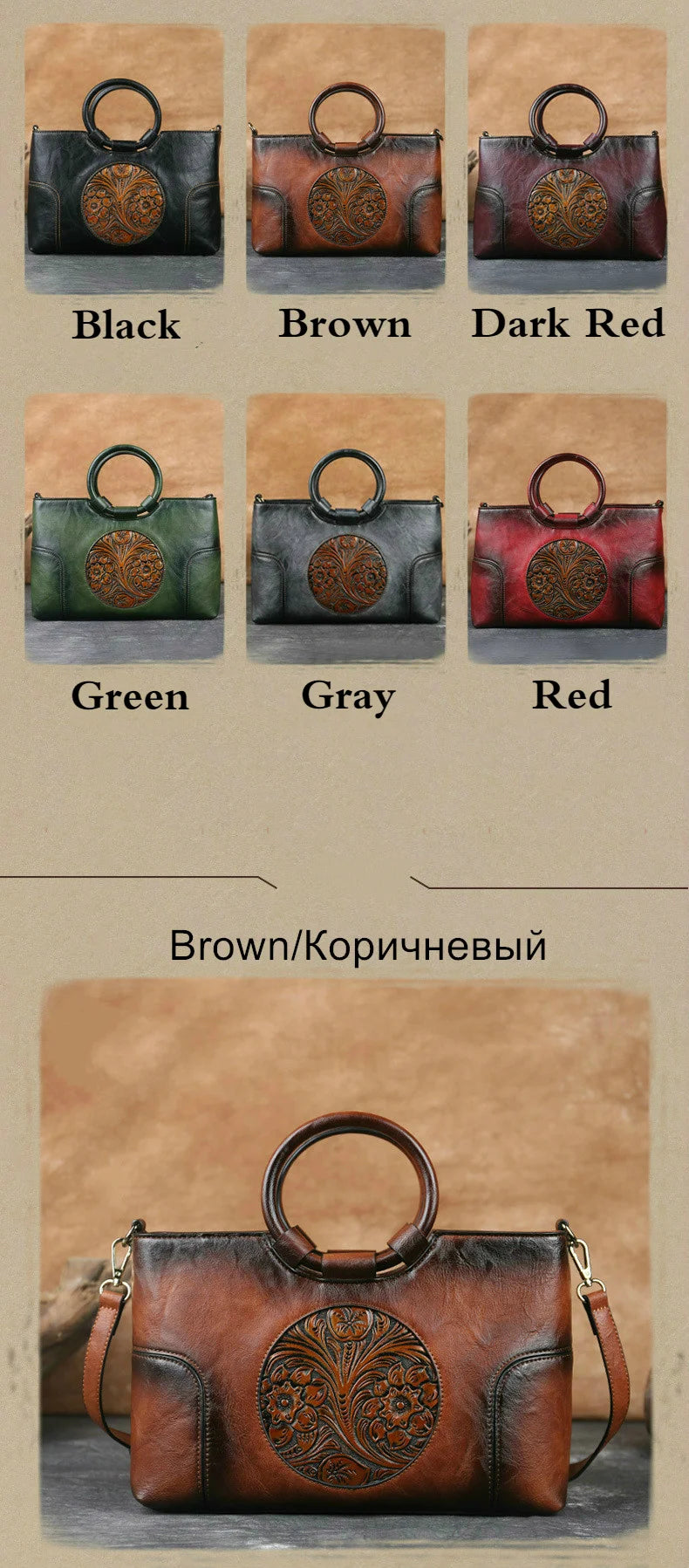 2025 New High Quality Leather Women Handbag Retro Handmade Embossed Shoulder Bag For Women Large Capacity Female Messenger Bags