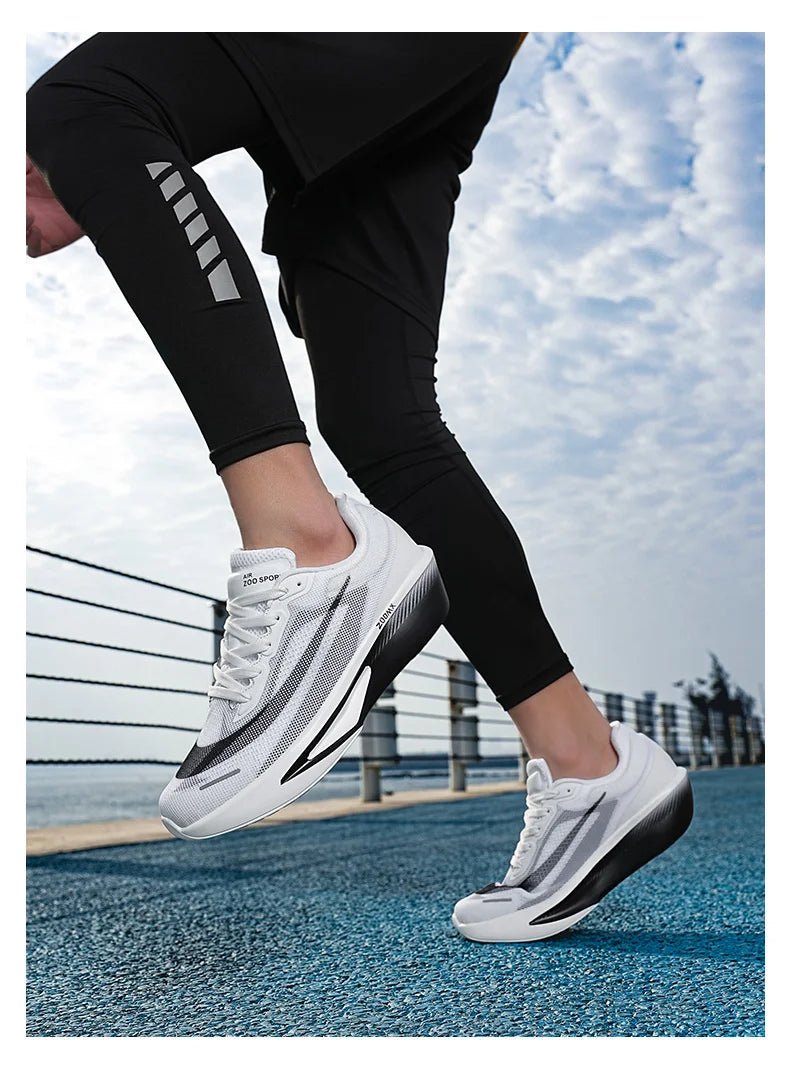 Men Running Shoes Marathon Breathable Outdoor Sports Shoes Lightweight Sneakers Comfortable Athletic Training Footwear Size47