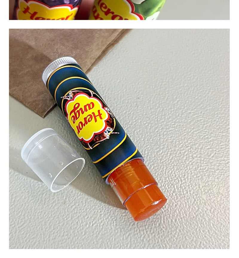 Fruit Moisturizing Lip Balm Grapes Makeup Jelly Lighten Lines Plump Lip Care Lip Tint Nude Lipstick Primer Colorless Lip Care