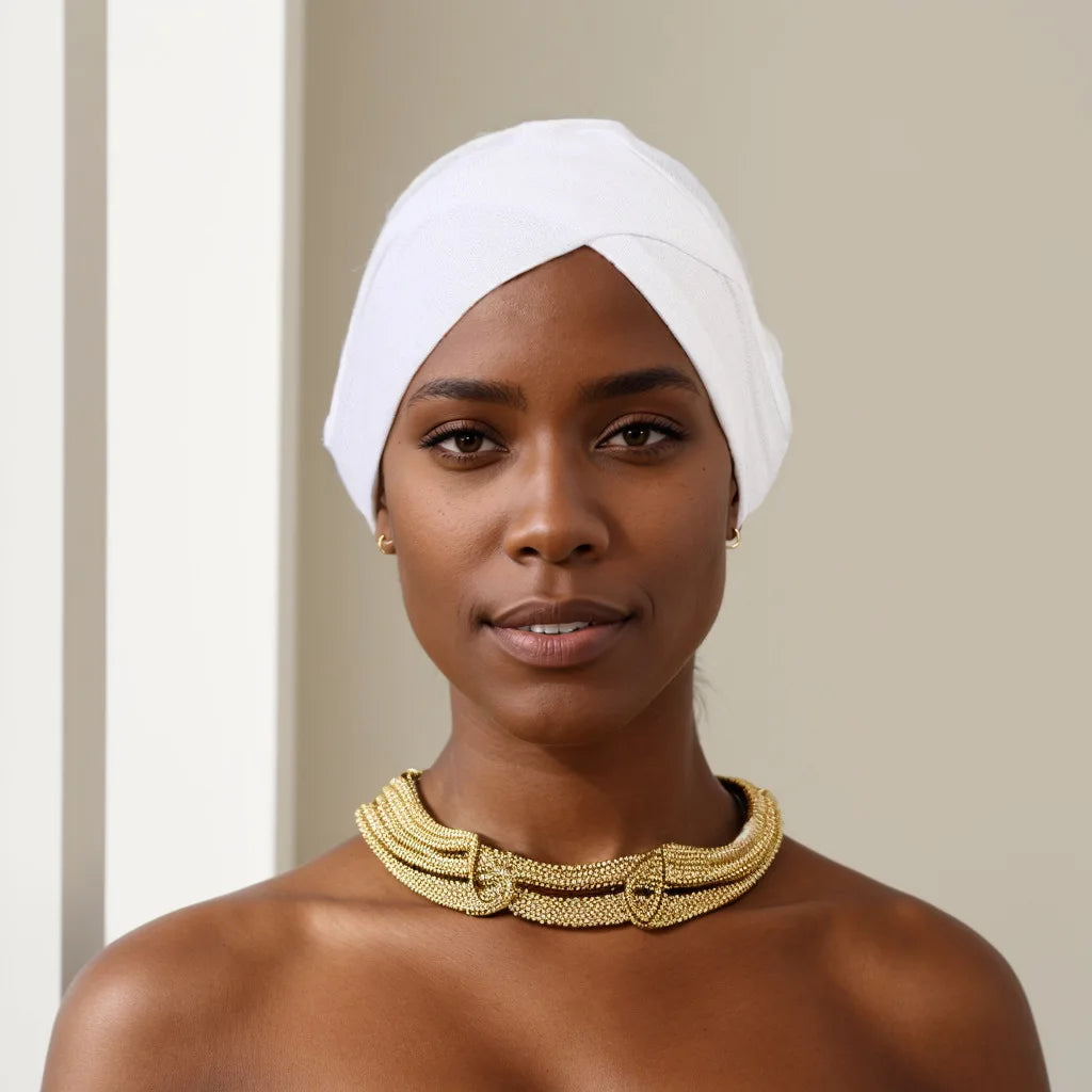 Women Stretchy Turban Modal Jersey Inner Hijab Muslim Hat Solid Color Tube Cap Islamic Under Scarf Headwrap Bonnet Arab Headband