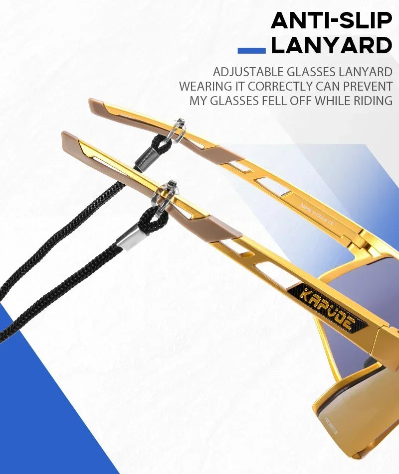 Kapvoe Polarized Sunglasses for Men and Women Luxury Sun Glasses Driving Fishing Cycling Golf Bike Glasses Fashion Shades