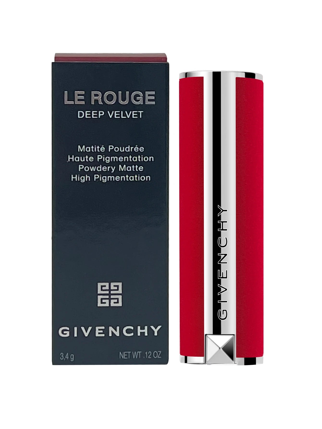 Givenchy Le Rouge Deep Velvet Powdery Matte High Pigmentation Lipstick #N37 -0.12 oz./3.4g