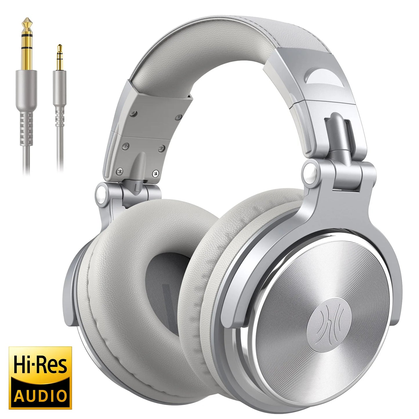 Oneodio Wired Headphones Professional Studio DJ Headphone With Microphone Over Ear Hi-Res Headset Monitoring For Music Phone
