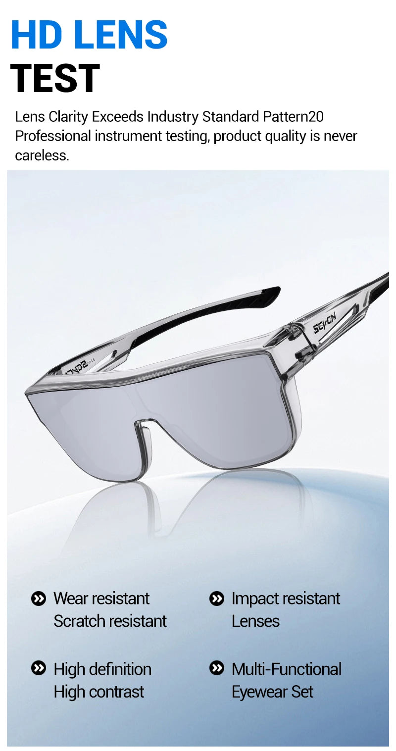 SCVCN New Cycling MTB Sunglasses Bike Cycling Glasses Men Women Outdoor Sports Glasses UV400 Goggles Hiking Riding Eyewear