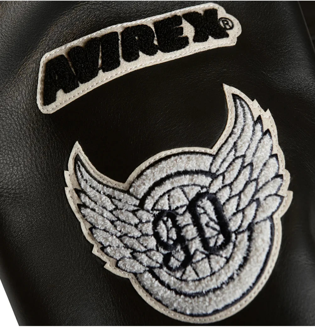 AVIREX fall new listing European lambskin jacket men's motorcycle ridingLeather jacket USA TOUR MOTORCYCLE JACKET coat tops