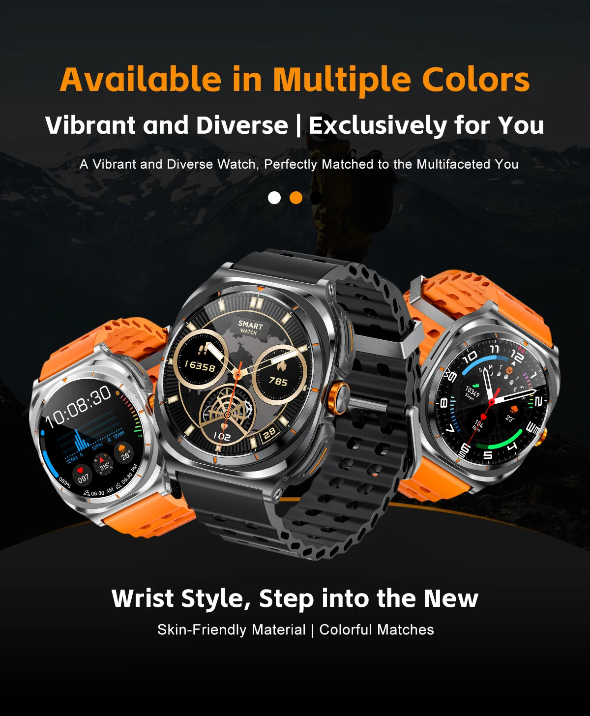 LIGE New Smart Watch With 2 in 1 TWS Wireless Headset Bluetooth Call 1.53" AMOLED Screen 400mAh IP67 Waterproof Sport Smartwatch