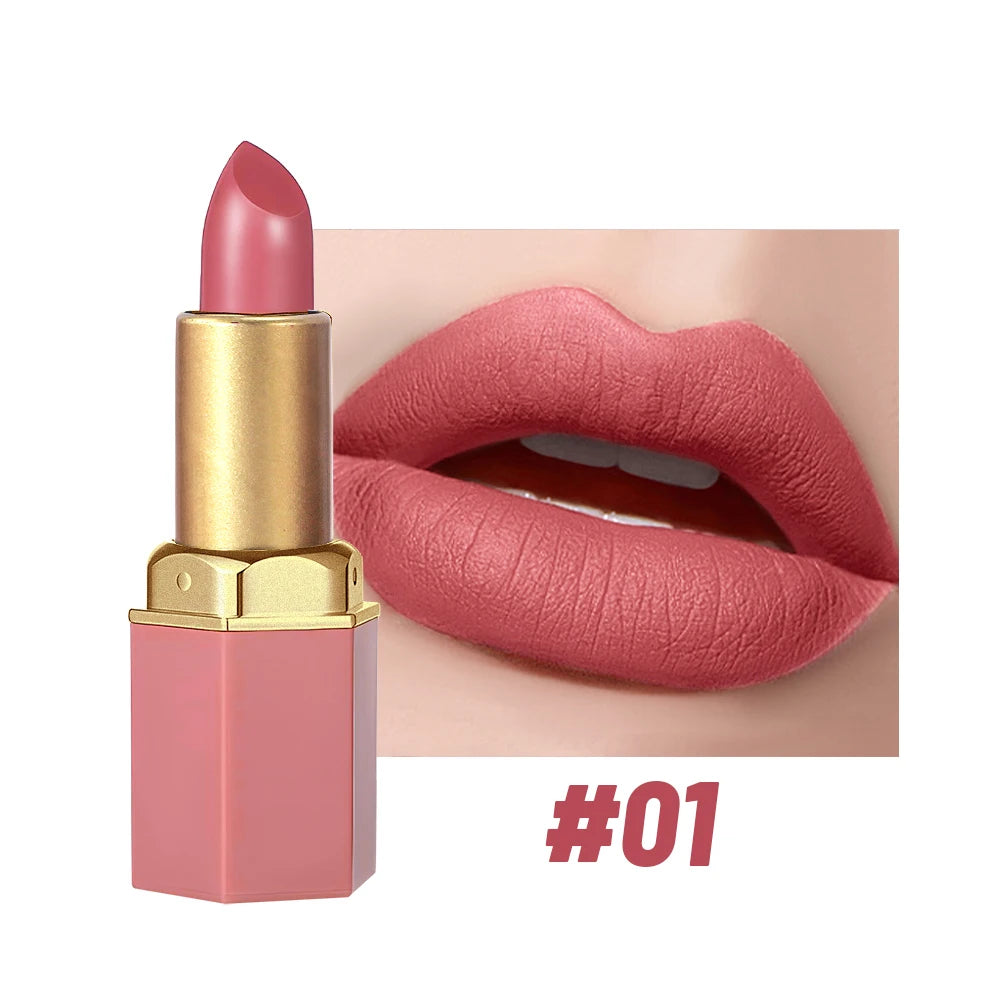 SAM SUGAR 6-Color Matte Lipstick , Non-Stick Cup Long-Lasting Velvet Finish, Smooth Matte Lip Color Waterproof Smudge-proof