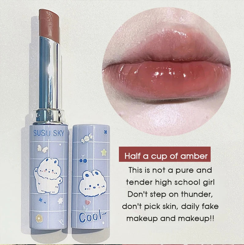 Cute Paradise lipstick Moisturizing&Moisturizing Lip Care Color Stain Free Lipstick Colored lipstick