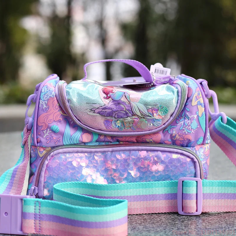 Genuine Australia Smiggle Backpack Disney Mermaid Stationery School Bag Lunch Bag Anime Backpack Student Gift Separate Purchases