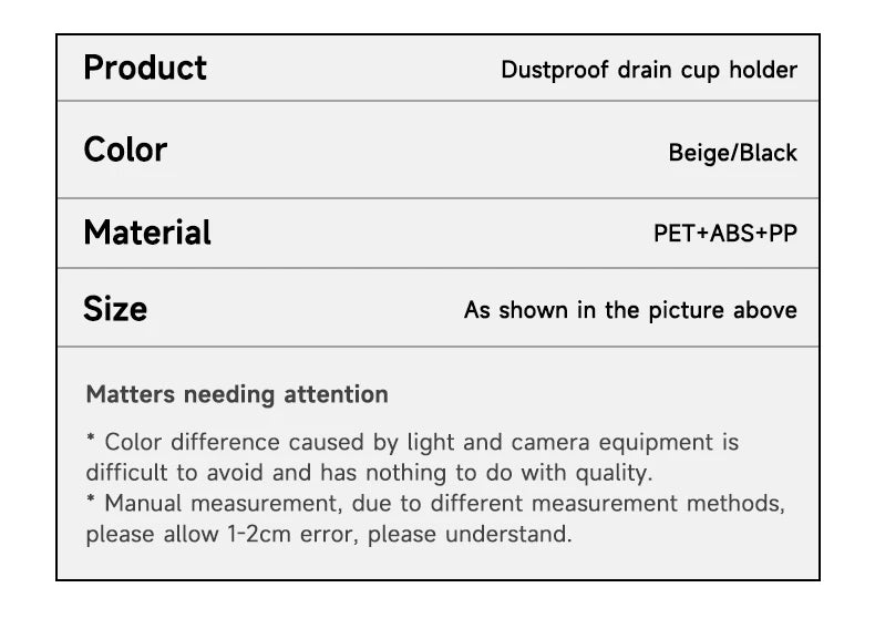 UFORU Dust-proof drain cup holder multi-function household teacups with cover large capacity milk bottle coffee cup organizer