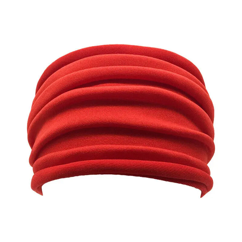 Casual Headwraps for Women Soft Wide Elastic Headband Running Yoga Turban Hair Accessories for Girls Fashion