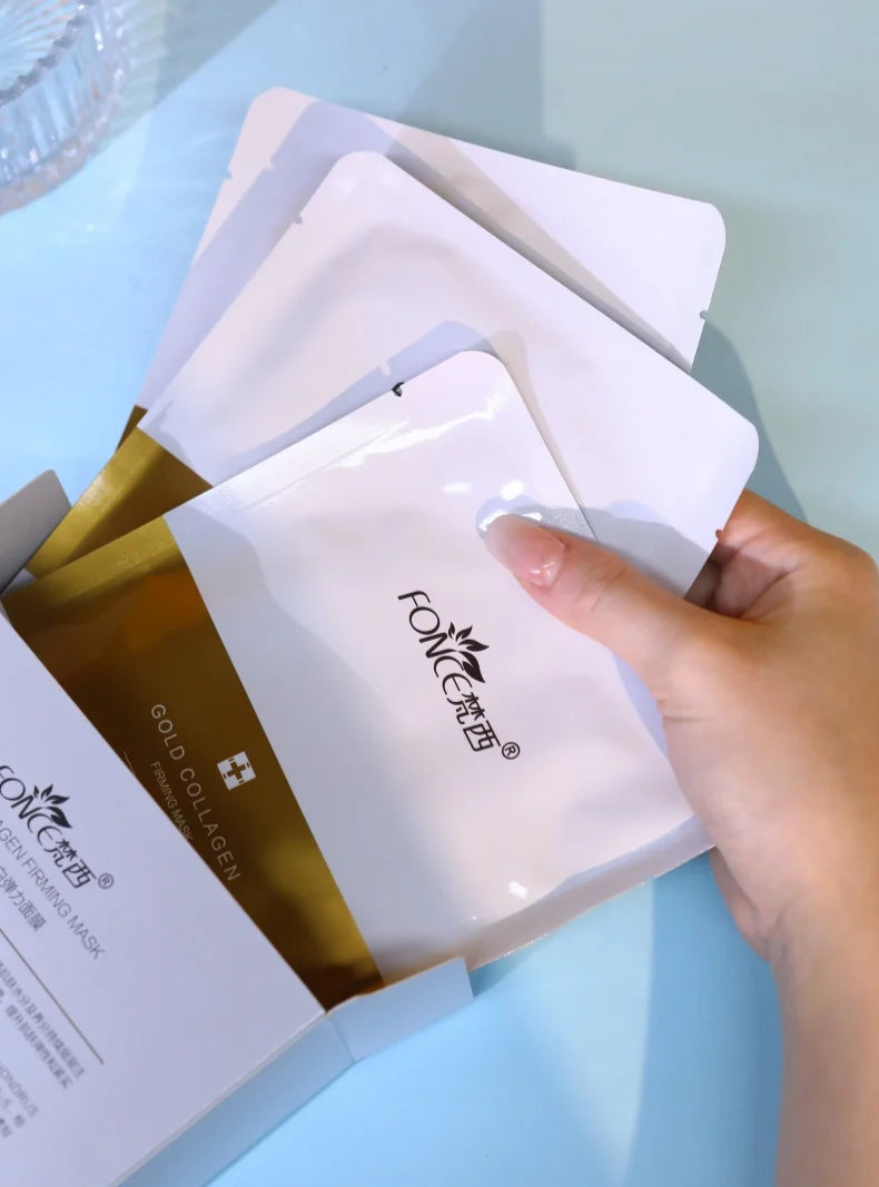 Pawn Crystal Collagen Facial Mask Moisture Hyaluronic Acid Jelly Transparent 10Pcs/Box