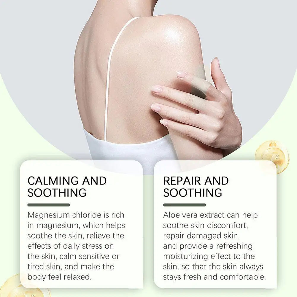 Natural Magnesium Cream For Neuropathy, Magnesium Body Butter Deeply Moisturizes Skin, Soft Smooth Magnesium Lotion Leg Cream