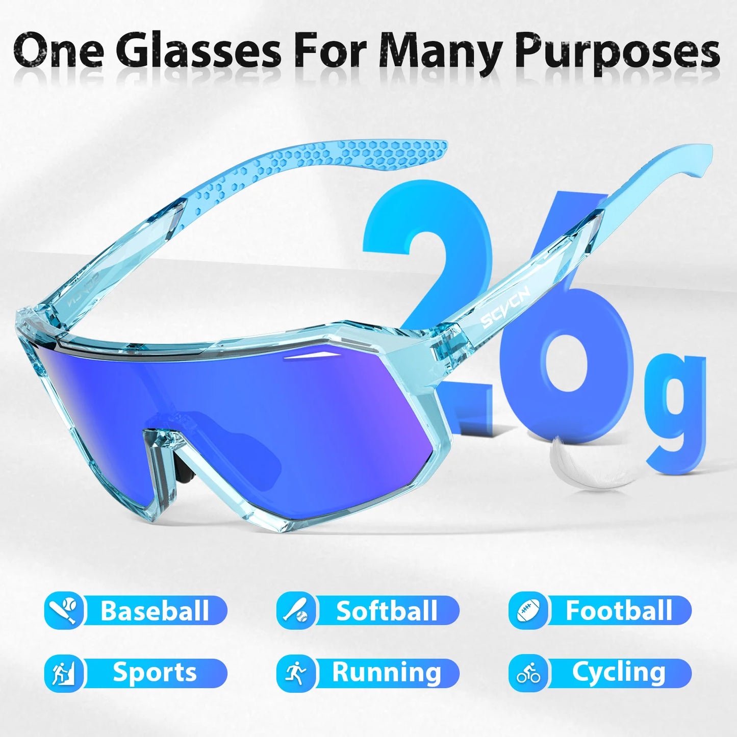 SCVCN New Outdoor Boys Bike Cycling Eyewear Child Sunglasses Teenagers Bicycle Cycling Glasses Kids Sports UV400 Girls Goggles