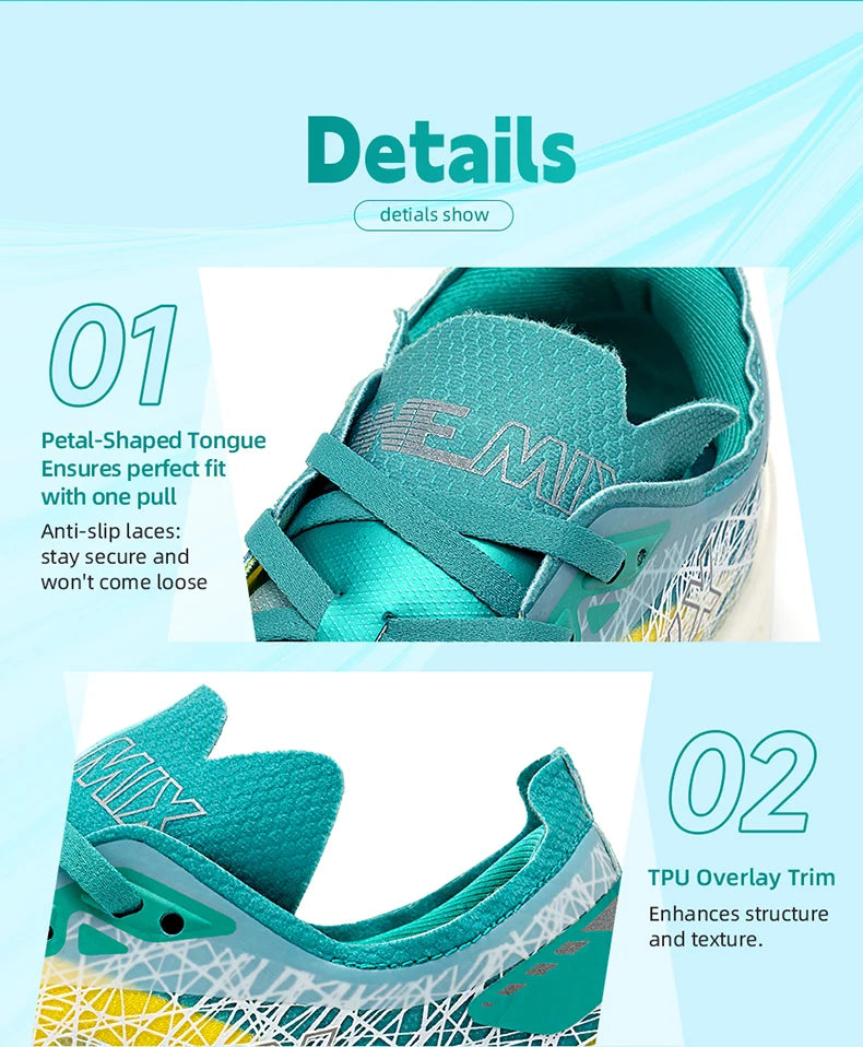 ONEMIX 2025 New Carbon Plate Marathon Running Shoe Pro Tests Stable Support For Shock-absorbing Ultralight Bounce Sneakers