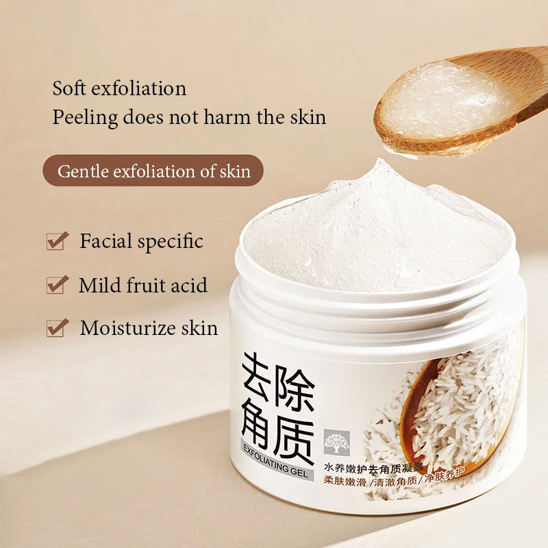 BIOAQUA White Rice Face Exfoliating Gel Moisturizing Nourishing skincare Facial Scrub Face Cream Facial Exfoliants Skin Care