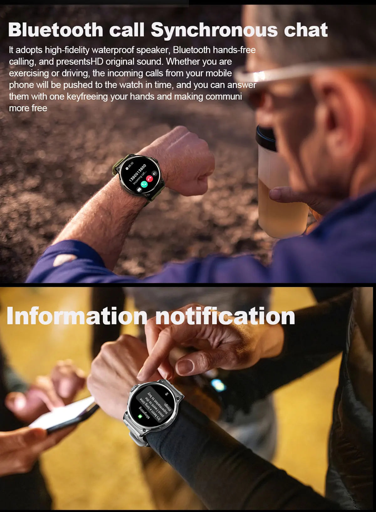 2025 New 1.85-Inch Ultra HD Smart Watch Men GPS Track Bluetooth Call 710 mAh Large Battery 400+Dial Smartwatch For Huawei Xiaomi