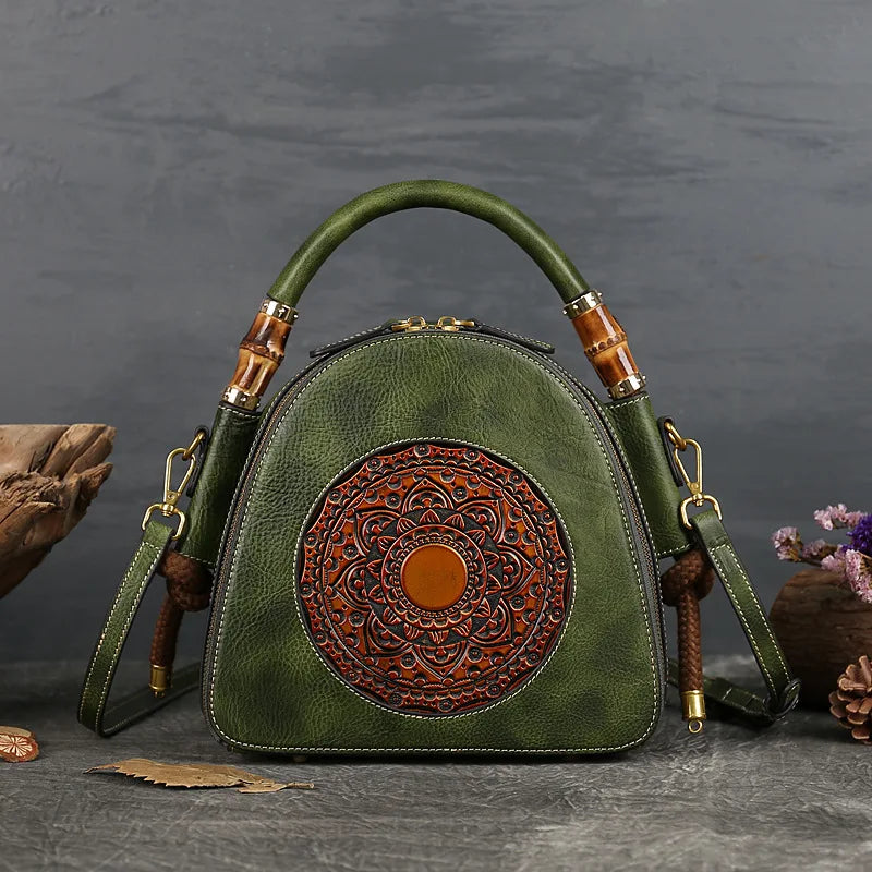 MOTAORA Luxury Handmade Embossed Women Messenger Shoulder Bags Female Designer Handbags High Quality New Ladies Genuine Leather